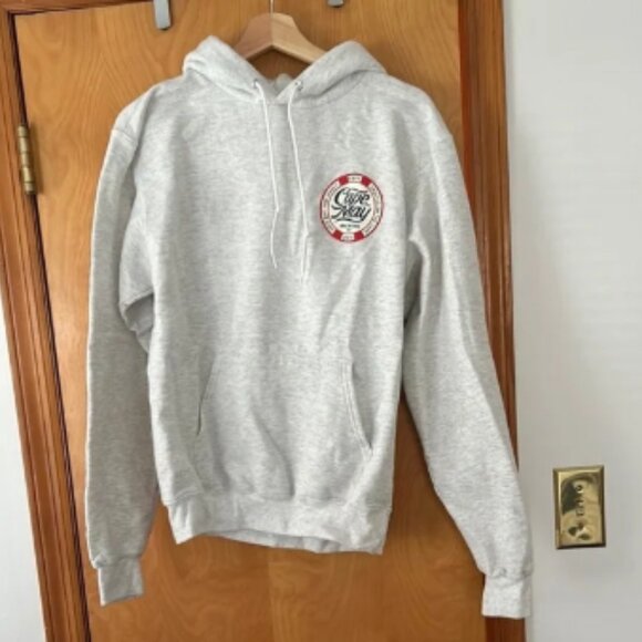 Like New Cape May Brewing Co. Heather Gray Hoodie with Logo Design - Picture 1 of 5